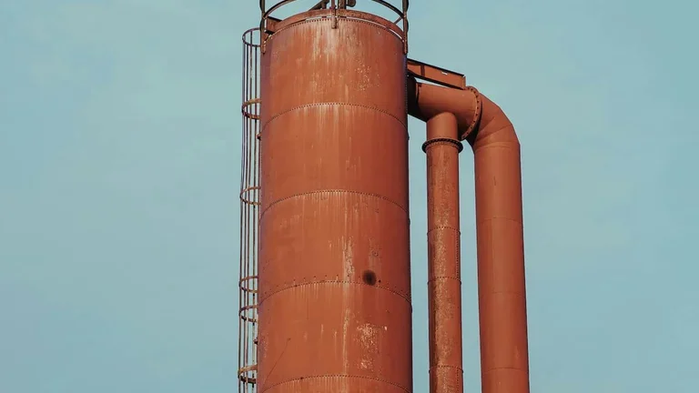 gas tower image for green ammonia blog